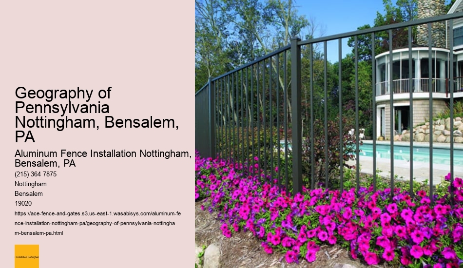 Geography of Pennsylvania Nottingham, Bensalem, PA