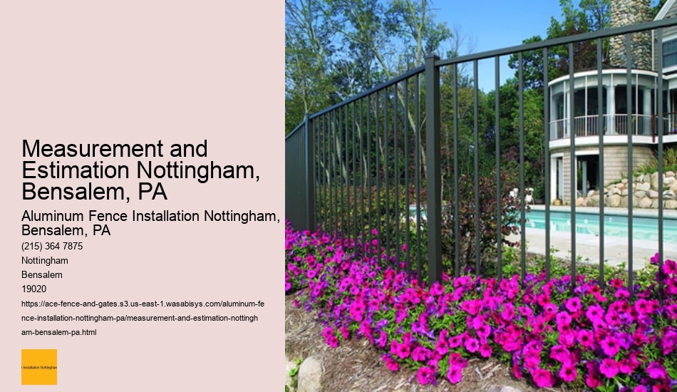 Measurement and Estimation Nottingham, Bensalem, PA