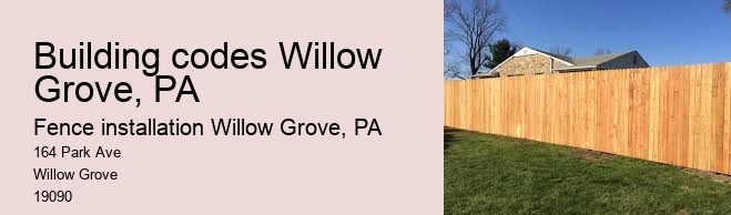 Building codes Willow Grove, PA